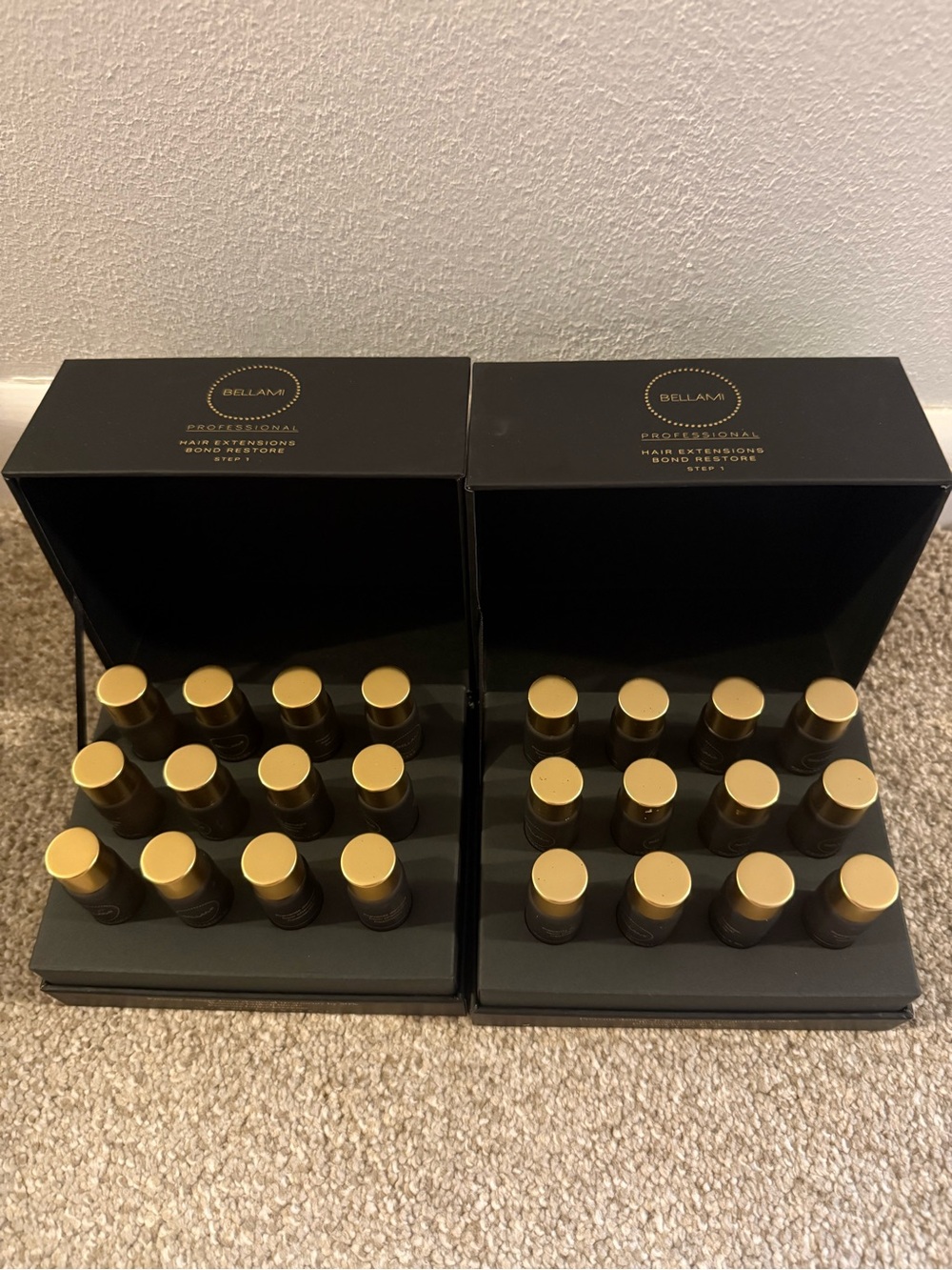 BELLAMI Black & Gold Hair Bonding Resin Kit